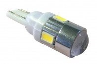 Светодиодная лампа 12V 1,2W PREMIUM (W5W)