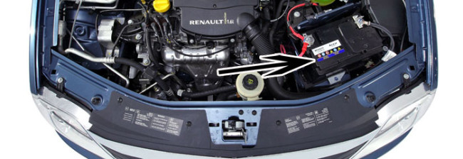 Замена ламп в блок-фаре Renault Logan
